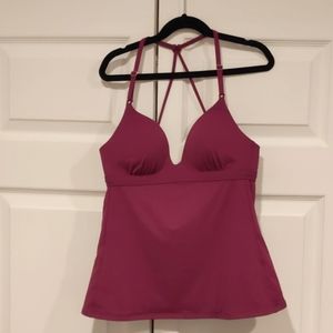 NWOT Athleta Magenta Tankini size XS